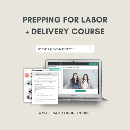 Prepping for Labor + Delivery Online Course — Expecting & Empowered