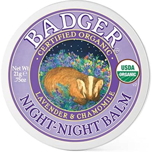 Badger - Night Night Chamomile & Lavender, Natural Sleep Balm for Kids, Relaxing Scented Balm for Children, Kids Organic Sleep Balm, 0.75 oz