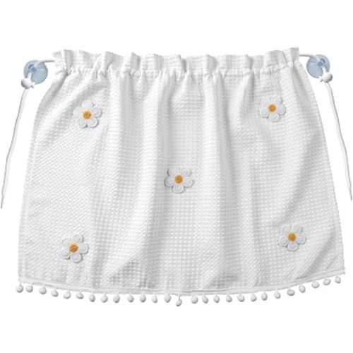 Baby Window Shades for Car with Suction Cup, Privacy Curtain Blackout UV Protection Car Side Windshield Sun Shade for Back Seat, Cute Auto Camping Windows Screen Shades (Five Small Flowers)