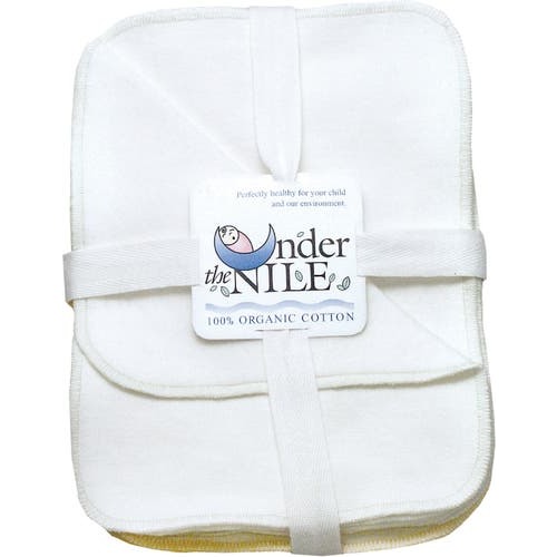 Set of 12 Organic Egyptian Cotton Washcloths