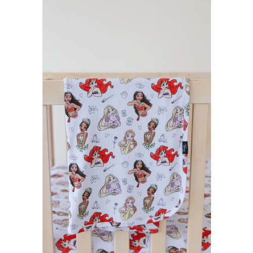 Doodle Princess (ribbed) - Lightweight Blanket