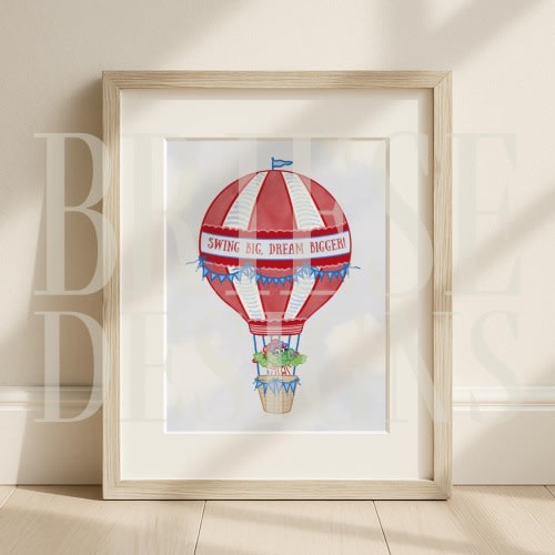 Philly Baseball Inspired Nursery Print | Philadelphia Art | BrieseDesigns