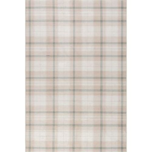 Nuloom Callipoe Spill Proof Treated Rustic Pet Friendly Premium Machine Washable Area Rug, 4' x 6', Beige