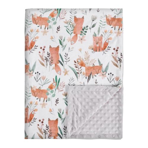 Soarwg Kids Baby Blanket Unisex Newborn, Super Soft Comfy Fox Blanket, for Toddler Baby Nursery Bed Blankets Stroller Crib Shower Gifts, 30 x 40 Inch