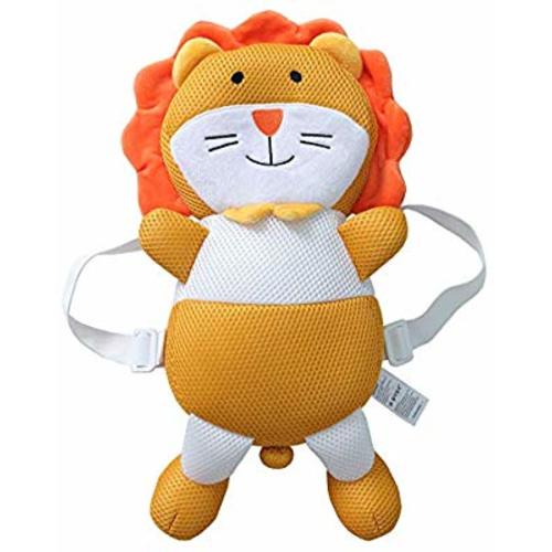 Feidoog Baby Toddlers Head Protective Adjustable Infant Safety Pads Cushion Baby Back Protection Prevent Adjustable Infant Age 4-24 Months,Orange Lion