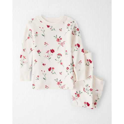 Baby Girl 2-Piece Organic Cotton Pajamas in Rosethorn Hollow - Little Planet | Carter's