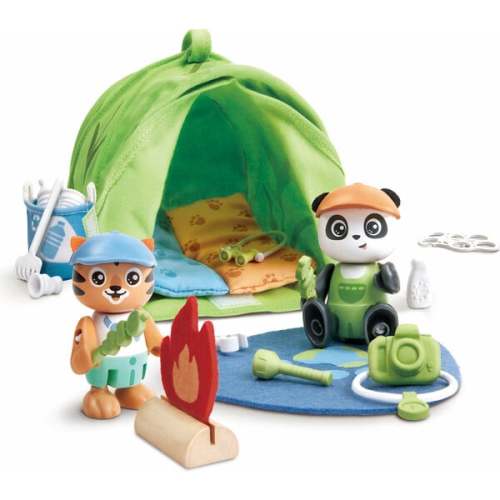 Hape: Eco-Camping Playset - 24pc Wooden Nature Toy - Hape | Maisonette