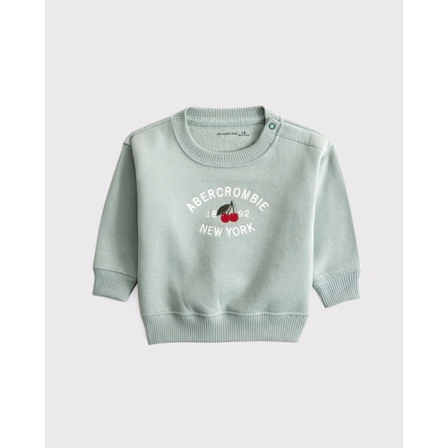 baby graphic logo crew sweatshirt