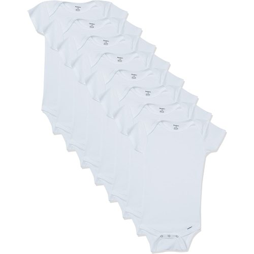 Gerber unisex-baby 8-pack Short Sleeve Onesies Bodysuits