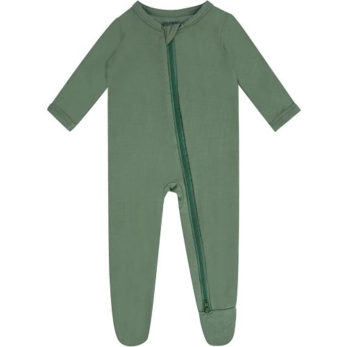 GUISBY Rayon Baby Footed Pajamas with Mitten Cuffs,Soft Long Sleeve Romper 0-18 Months