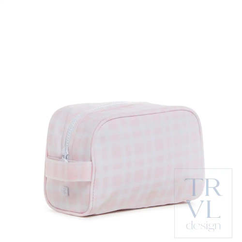 Dopp Bag - Stow It - Pimlico Plaid Pink