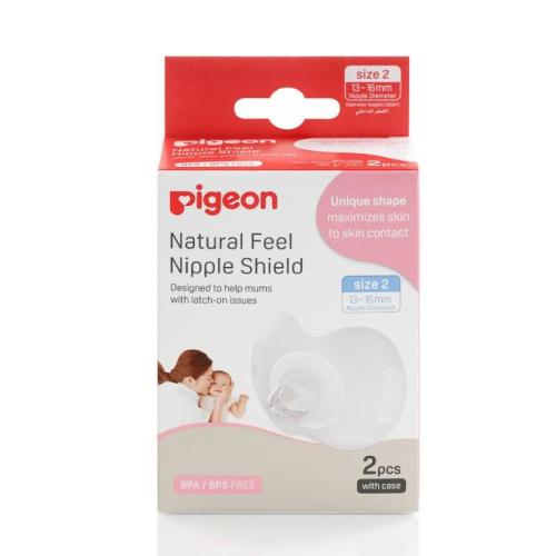 Buy Pigeon Natural Feel Nipple Shields Silicone 2 Pack with Case Online at Chemist Warehouse®