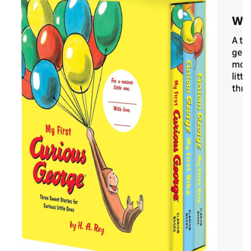 My First Curious George 3-Book Box Set: My First Curious George, Curious George: My First Bike, Curious George: My First Kite
