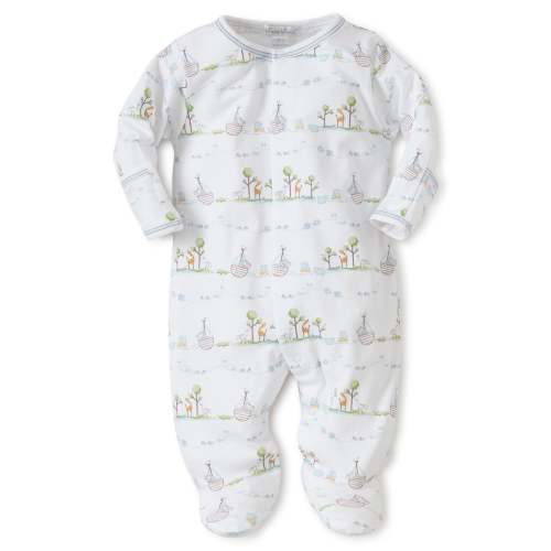 Blue Noah's Print Footie
