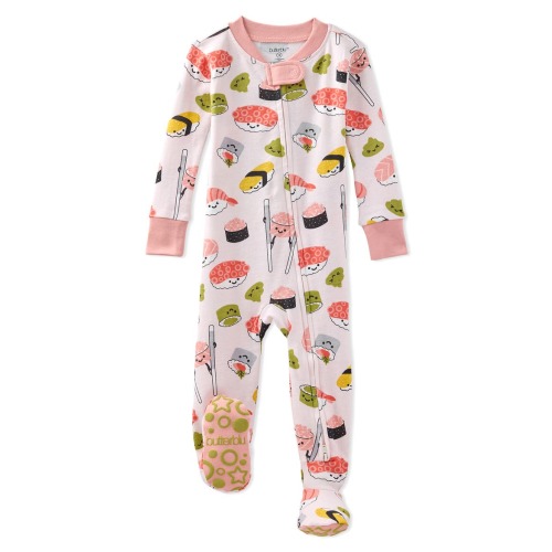 Cruz One-Piece Organic Cotton Footie Pajamas