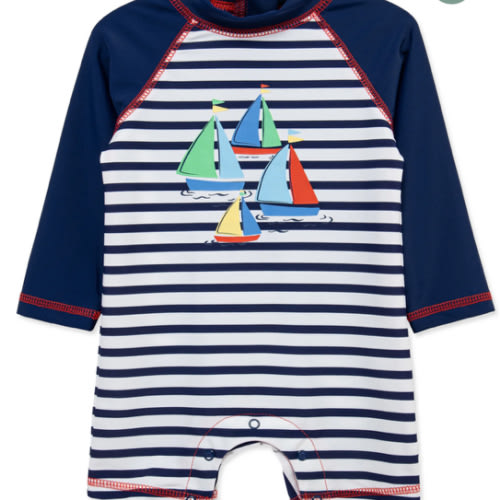 Boat 1-PIece Rashguard Suit