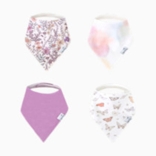 Copper Pearl Printed Bandana Bib Set (4-Pack) - Flora