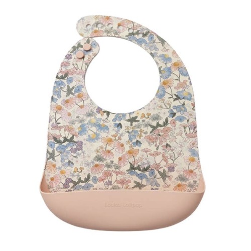 Patterned Silicone Bib