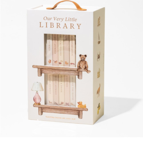 Our Very Little Library Board Book Set: A Foundational Language Vocabulary Board Book Set for Babies (Tabitha Paige Children's Book Series)