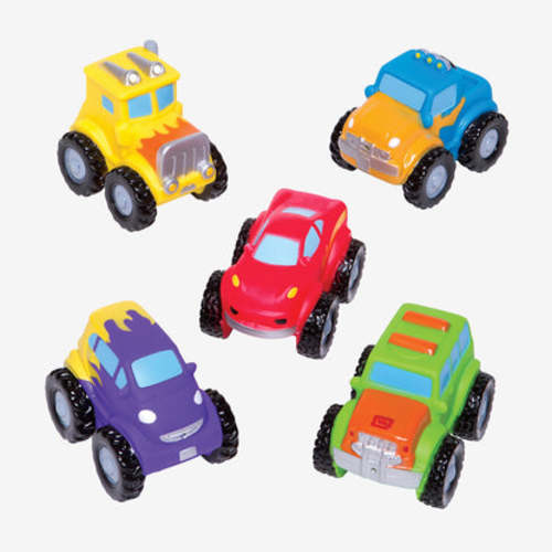Monster Truck Party Squirtie Baby Bath Toys – Elegant Baby