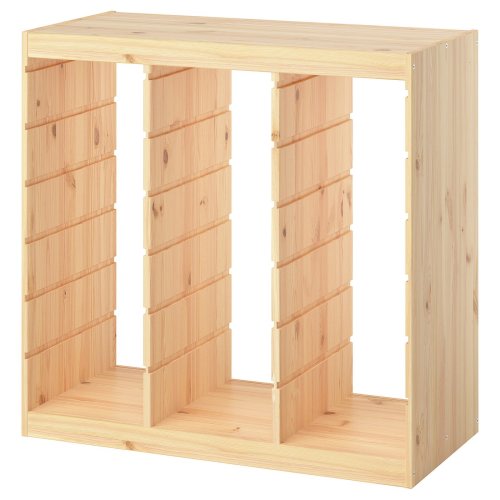 TROFAST Frame - light white stained pine/room divider 93x44x91 cm (36 5/8x17 3/8x35 7/8 ")