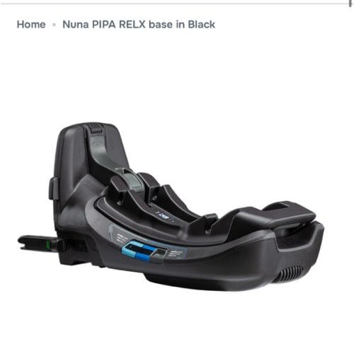 Nuna PIPA RELX base in Black