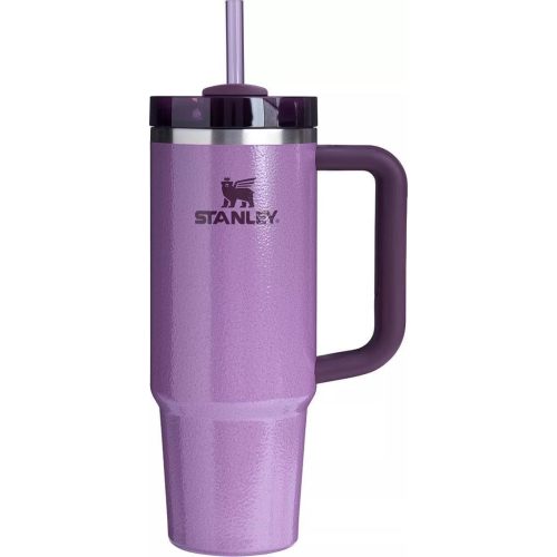 STANLEY Quencher H2.0 Tumbler with Handle and Straw 40 oz | Flowstate 3-Position Lid | Cup Holder Compatible for Travel | Insulated Stainless Steel Cup | BPA-Free | Hammertone Lilac