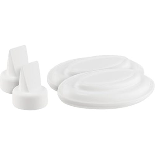 Spectra Baby Spectra Premier Wearable Duckbill Valve & Backflow Protector Replacement Kit - Durable BPA-Free Accessory - 2 Valves & 2 Backflow Protectors