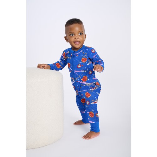Bonds Baby Star Wars Print Zip Wondersuit - Blue