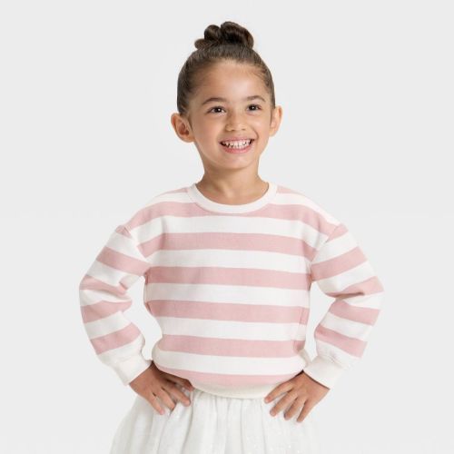 Toddler Girls' Fleece Pullover Sweatshirt - Cat & Jack™