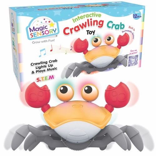 Magic Sensory Interactive Crab Crawler Orange