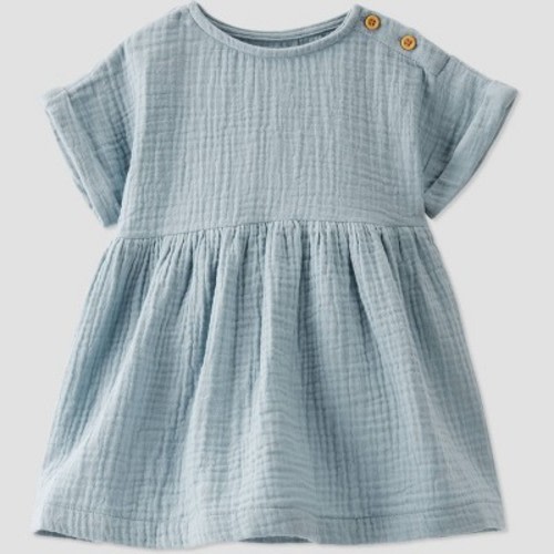 Little Planet By Carter's Baby Creek Gauze Dress - Blue