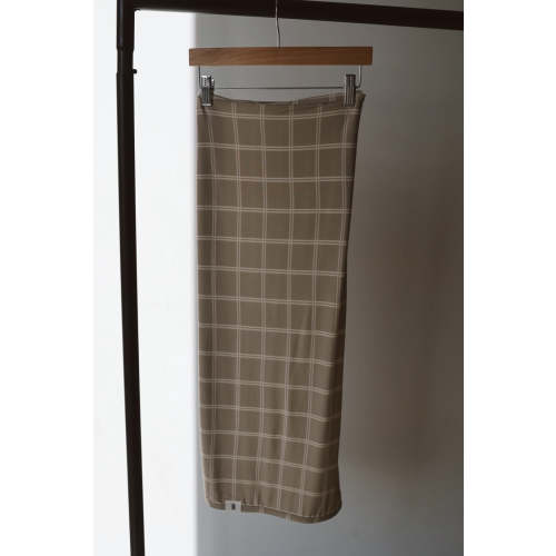 Bamboo Swaddle | Linen Grid