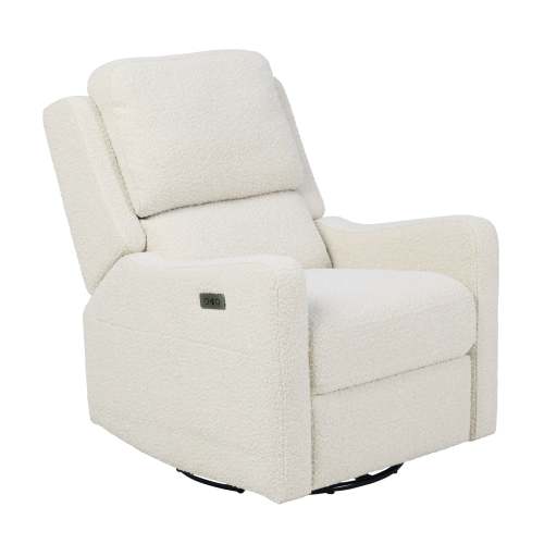 Henry Plus Massage & Heat Nursing Chair in Vanilla Bouclé | iL Tutto