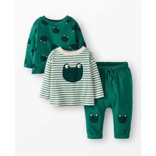 3-Pack Appliqué Tees & Pants Set