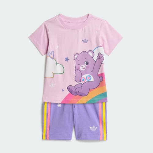 ADIDAS CARE BEARS SHORTS TEE SET