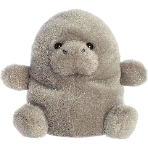 Aurora® Adorable Palm Pals™ Blubs Manatee™ Stuffed Animal - Fun Collectible Plush for Kids and Adult Collectors - Perfect for Decorating Rooms and Birthday Gifts - Gray 5 Inches