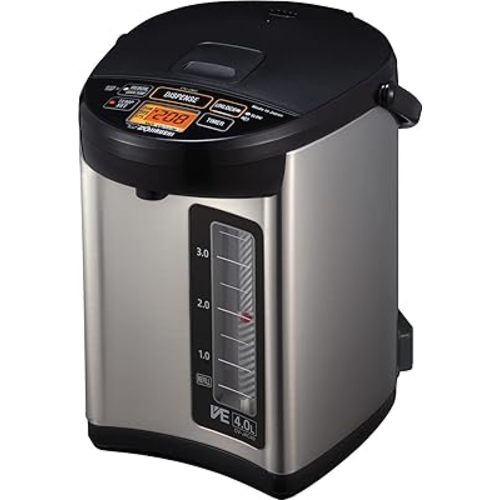Zojirushi Water Boiler and Warmer 4.0-Liter (Stainless Black)