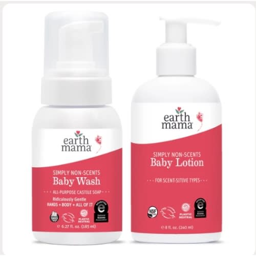 Simply Non-Scents Baby Wash + Lotion Set