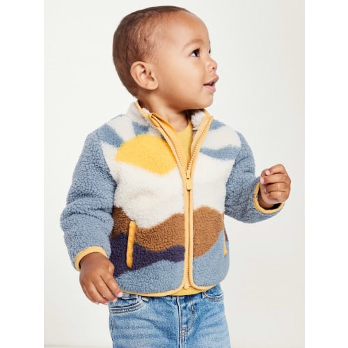 Sherpa Zip-Front Jacket for Baby