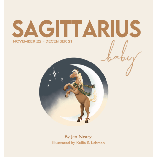 Sagittarius Baby Book - Personalized Gift for Newborn & Baby Showers – zodiac baby
