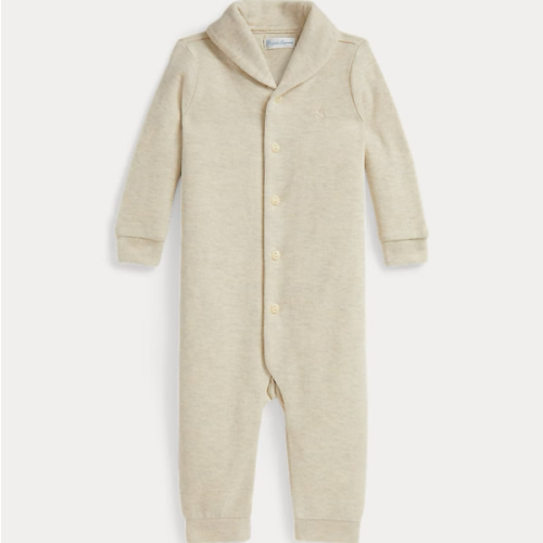 Fleece Shawl-Collar Coverall 9M