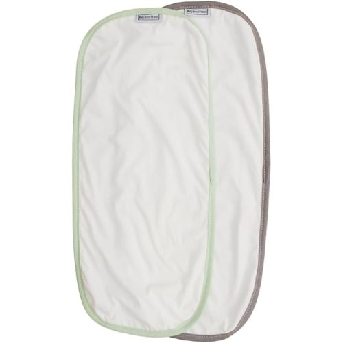 My Brest Friend Organic Burp Cloths Unisex 5-Pack Super Absorbent Cotton Burping Cloths for Babies,2-Ply and Soft on Baby's Skin, Newborn Spit Up Rags, Infant Towels for Milk Spit Up, Large 9.5" x 2"
