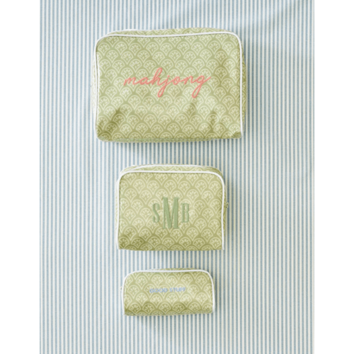 Patterned Toiletry Bag Trio (3 pieces)