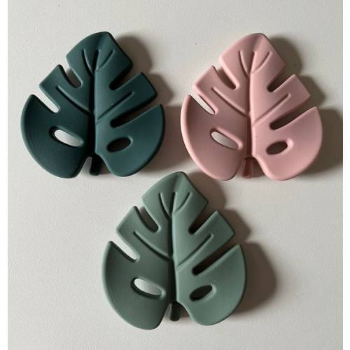 Monstera Leaf Silicone Teether Baby Gift BPA Free Teething - Etsy