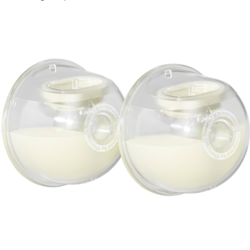 Phanpy Wearable Breast Pump Milk Collector Cup, New Cup Parts, Original Phanpy Breast Pump Replacement Accessories, 24 mm Flange and 20mm Insert Included, 15 oz / 420 ml, 2 Piece