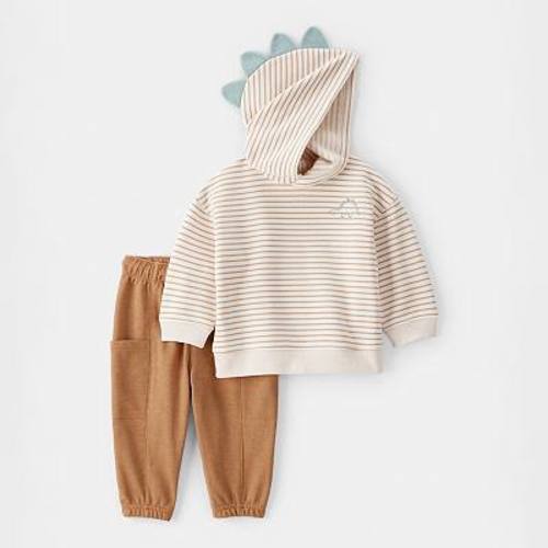 Baby Boy Carter's 2-Piece Dinosaur Hoodie & Pant Set