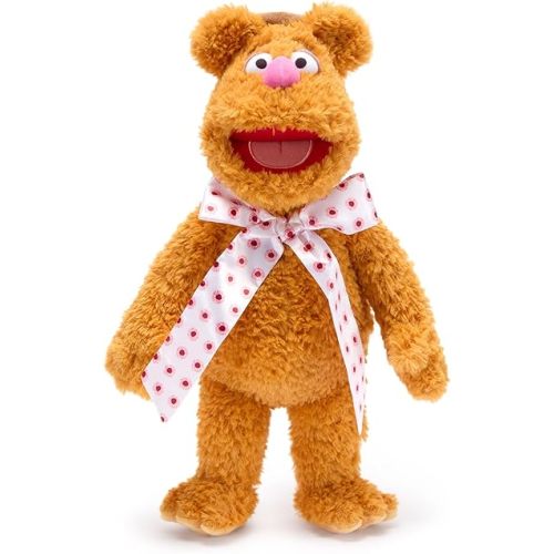 Disney Store Official Fozzie Bear Plush - 14 Inch The Muppets Show Collectible Stuffed Animal with Embroidered Features & Detailed Plush Sculpting - Disney Toys for Muppets Fans