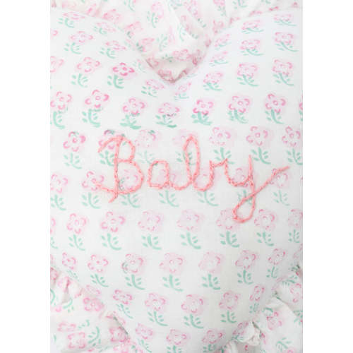 Baby Heart Ruffle Pillow | Tricia Lowenfield Design | Over The Moon