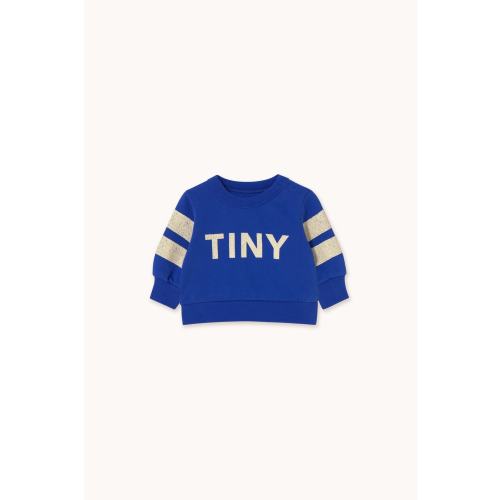 STRIPES LOGO BABY SWEATSHIRT ultramarine | TINY